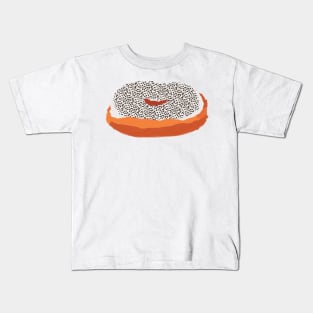 White Donut with Sprinkles Kids T-Shirt
